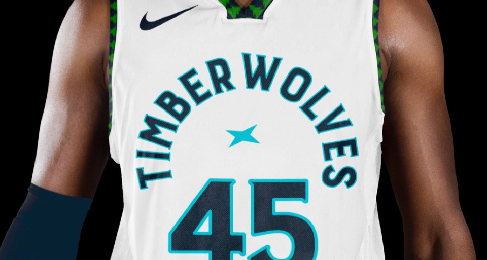 timberwolves northern lights jersey